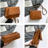 PU Leather Foldable Textured Crossbody Bag
