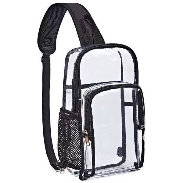 PVC Clear Crossbody Chest Sling Bag