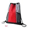 Polyester Drawstring Sports Backpack w/ Mesh Pocket