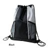Polyester Drawstring Sports Backpack w/ Mesh Pocket