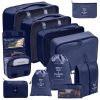 11-Piece Foldable Travel Organizer Bags Set