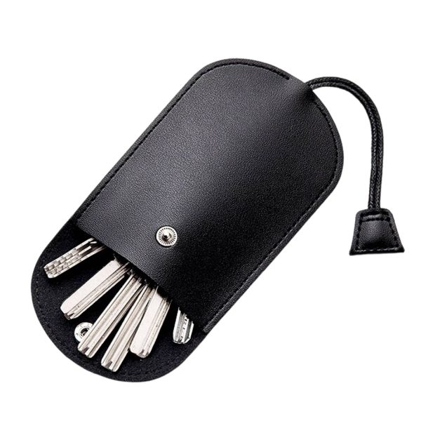 PU Leather Sliding Car Key Case