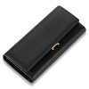 PU Leather Vintage Large Capacity Tri Fold Wallet