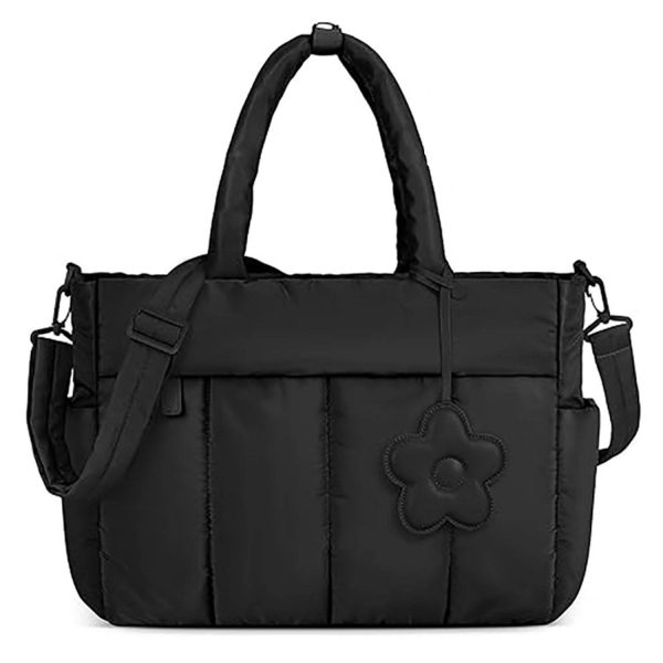 Quilted Commute Travel Tote Bag
