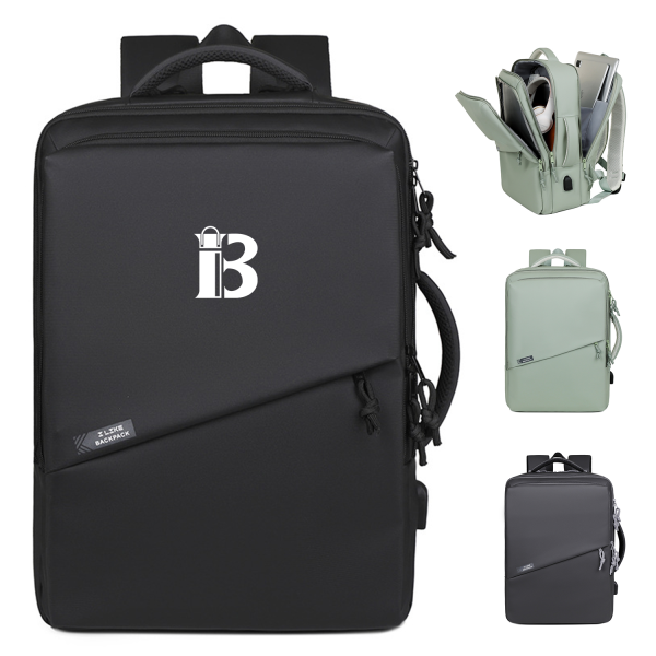 Laptop Backpack with USB Charging Port