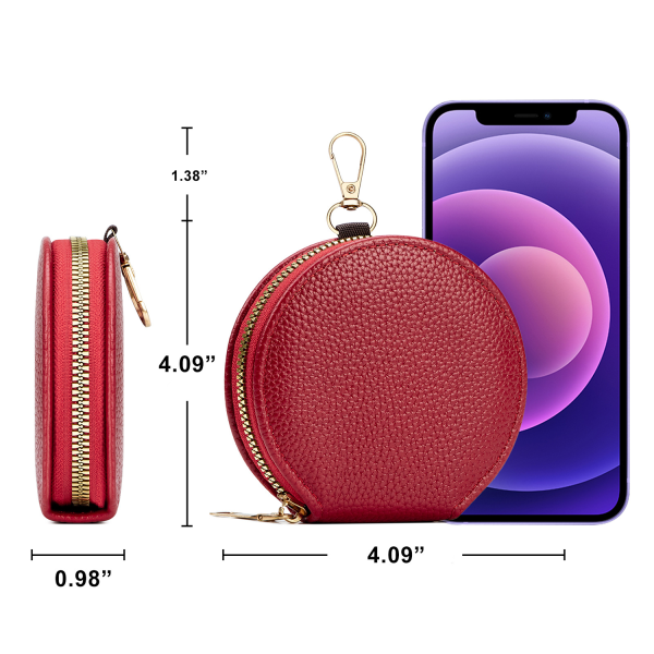 1000_1776996004479.png Round PU Leather Purse With Keychain