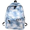 Large Capacity Nylon Tie Dye Backpack