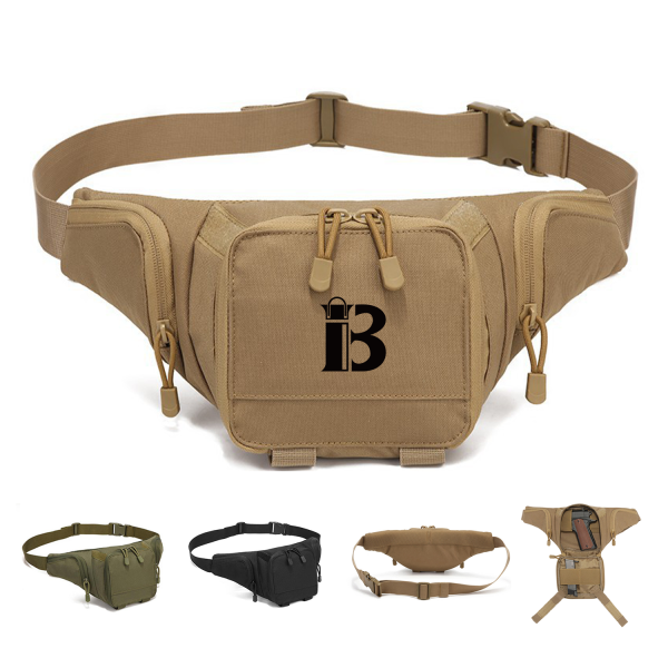 Concealed Carry Oxford Crossbody Waist Bag