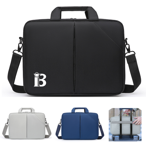 Waterproof Oxford Laptop Sleeve with Luggage Strap