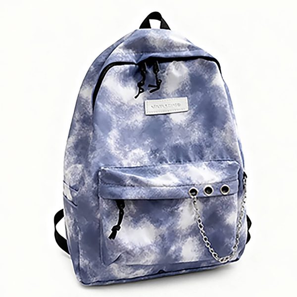 Large Capacity Nylon Tie Dye Backpack