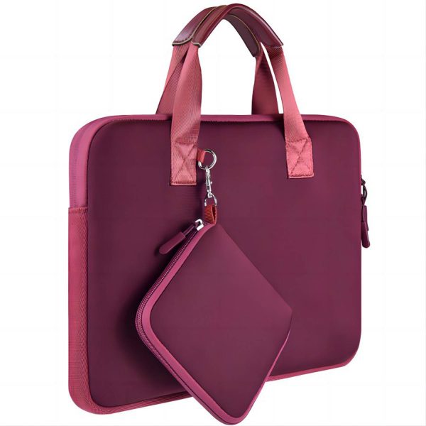 13 Inch Water Resistant Neoprene Laptop Sleeve w/ Pouch