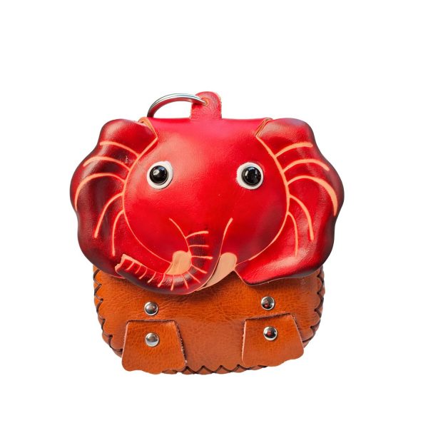 Genuine Leather Animal Coin Pouch