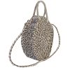 Retro Striped Round Straw Beach Bag​