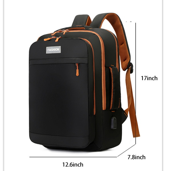 3-6_1776606805905.png Water Resistant Lightweight Nylon Travel Backpack