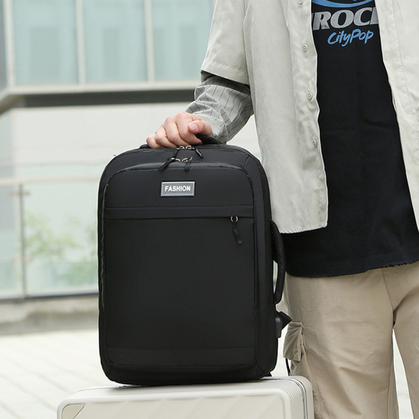 3-7_1776606816608.png Water Resistant Lightweight Nylon Travel Backpack