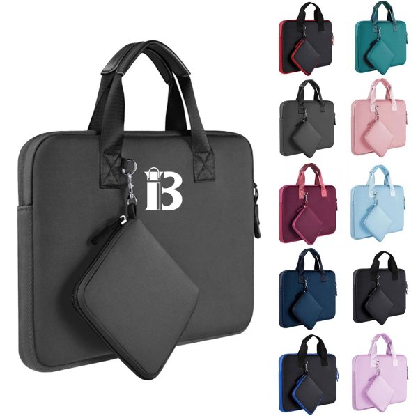 13 Inch Water Resistant Neoprene Laptop Sleeve w/ Pouch