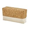 Canvas Cork Cosmetic Zipper Bag