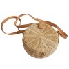 Handwoven Round Rattan Bag