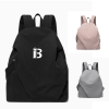 Lightweight Unisex Black Backpack for School