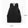 Lightweight Unisex Black Backpack for School