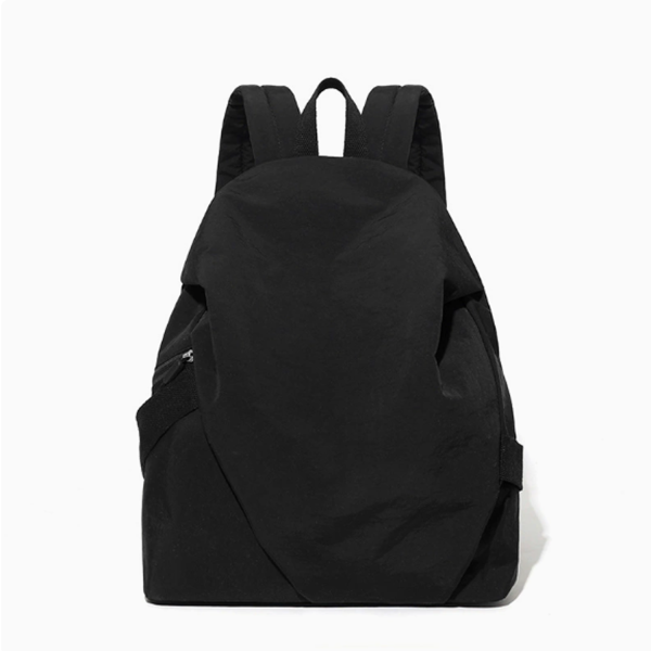 Lightweight Unisex Black Backpack for School