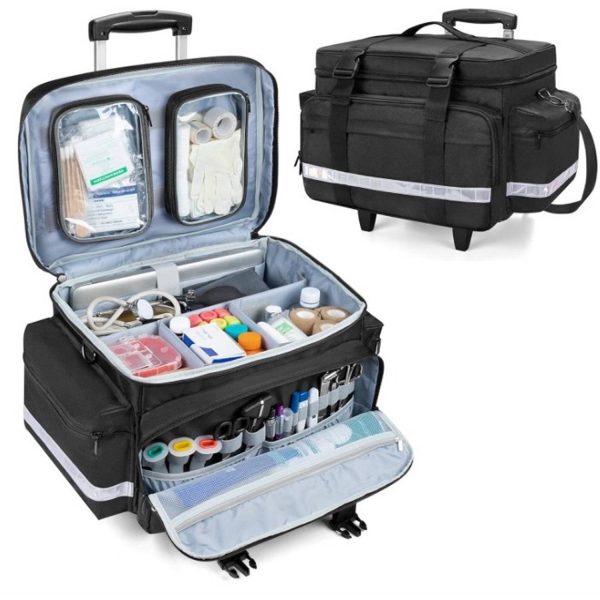 Detachable Rolling Medical Supply Bag