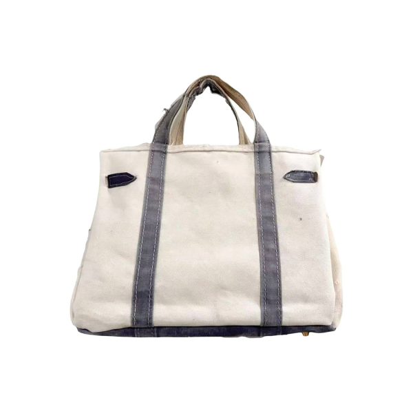 Canvas Fringe Tote Bag Boho Nautical Theme
