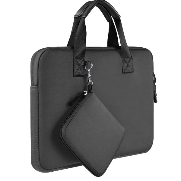 13 Inch Water Resistant Neoprene Laptop Sleeve w/ Pouch