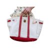 Canvas Fringe Tote Bag Boho Nautical Theme