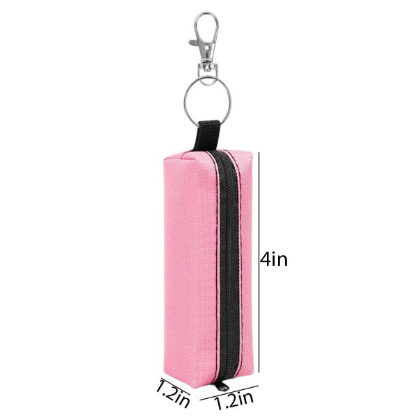 Lipstick Storage Zippered Pouch with Hook