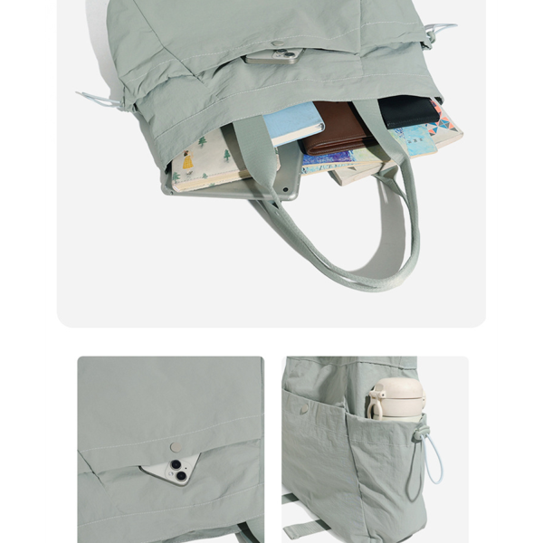 6-7_1777819907197.png Lightweight Large Nylon Tote Bag