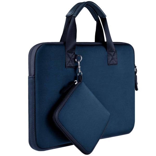 13 Inch Water Resistant Neoprene Laptop Sleeve w/ Pouch