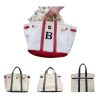 Canvas Fringe Tote Bag Boho Nautical Theme