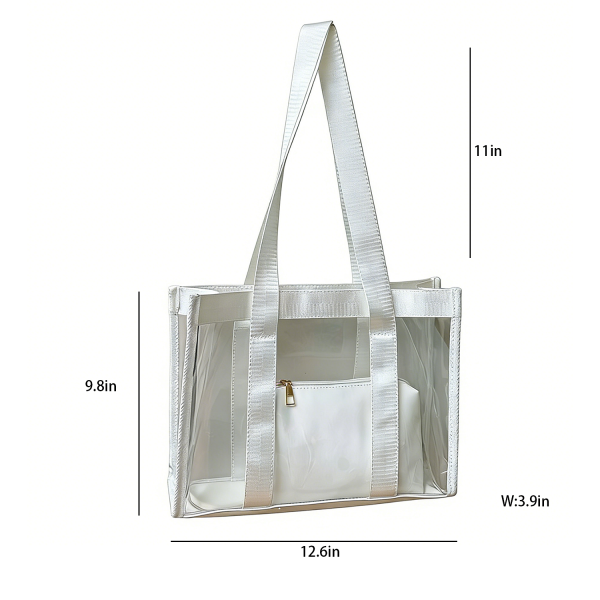 Waterproof Travel Clear PVC Tote Bag
