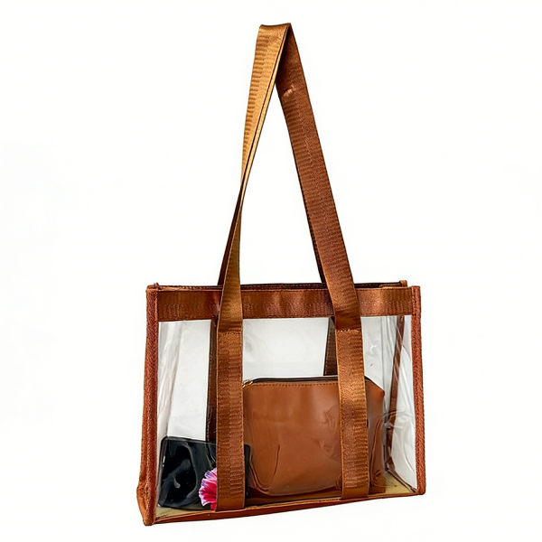 Waterproof Travel Clear PVC Tote Bag