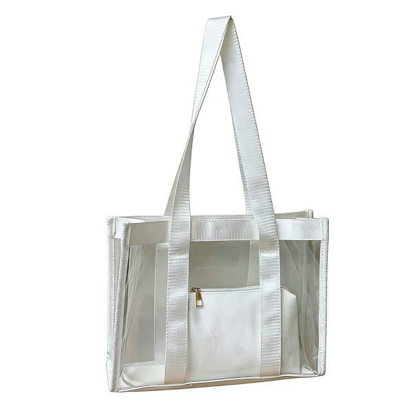 Waterproof Travel Clear PVC Tote Bag