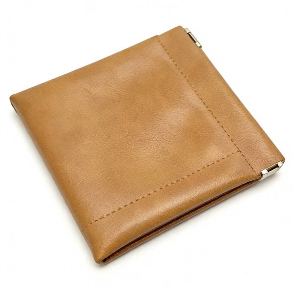 PU Leather Self-Closing Sunglasses Pouch