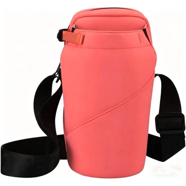Neoprene Insulated Water Bottle Holder with Shoulder Strap
