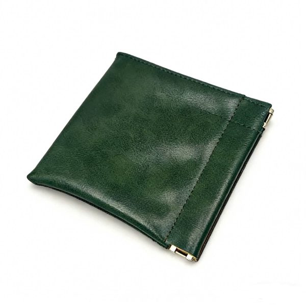 PU Leather Self-Closing Sunglasses Pouch