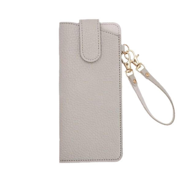 Gray_1777022702585.jpeg PU Leather Sunglasses Case with Chain