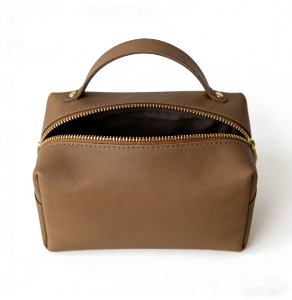 Large Waterproof Vintage PU Leather Cosmetic Bag