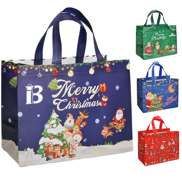 Christmas Non Woven Tote Gift Bag