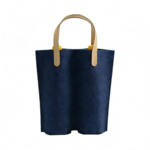 2-Bottle Felt Wine Tote Bag