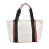 Classic Canvas Striped Tote Bag