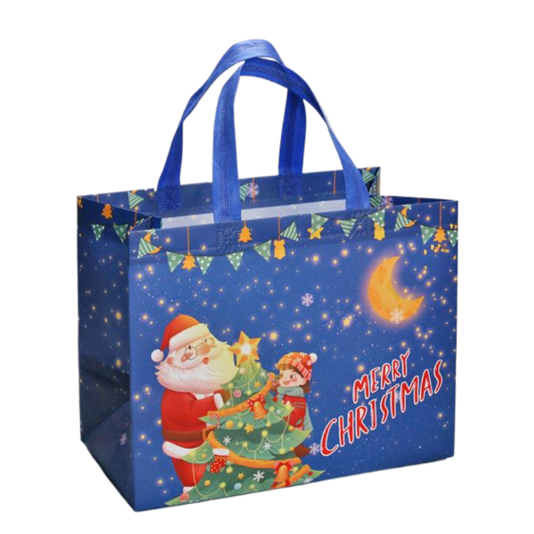 Christmas Non Woven Tote Gift Bag