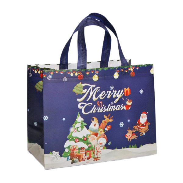 Christmas Non Woven Tote Gift Bag