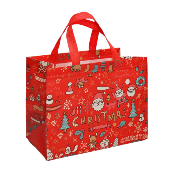 Christmas Non Woven Tote Gift Bag