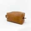 Large Waterproof Vintage PU Leather Cosmetic Bag
