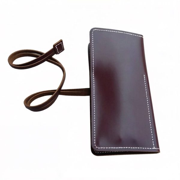 PU Leather Roll-Up Pen Case