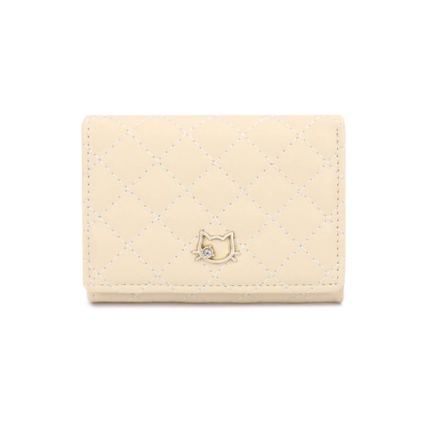 PU Leather Trifold Mini Wallet